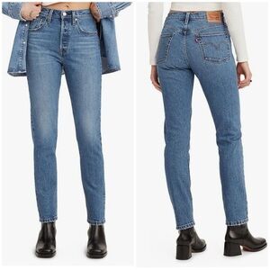 Levi's Premium 501 S  Women's  Skinny Blue Jeans Buttonfly Size 24